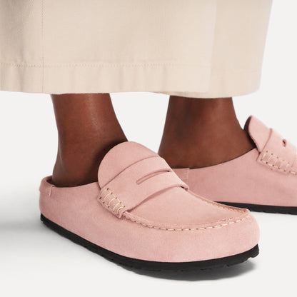 Naples Wrapped | Suede | Pink Clay - Clog - Birkenstock