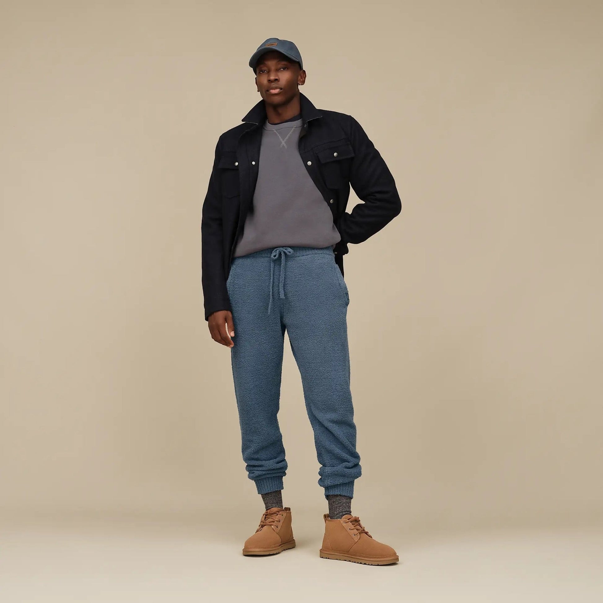 Neumel Shoe | Men | Suede/Sheepskin | Chestnut - Boot - UGG