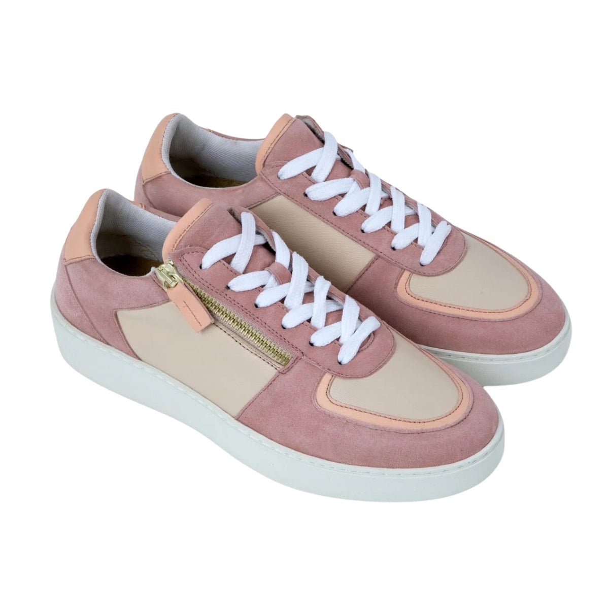 Newbury | Leather/Suede | Peach - shoe - Naot