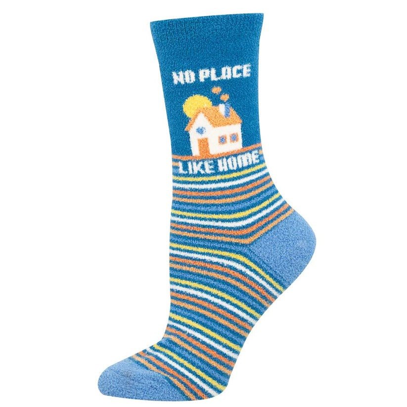No Place Like Home | PJ | Women | Blue - socks - Socksmith