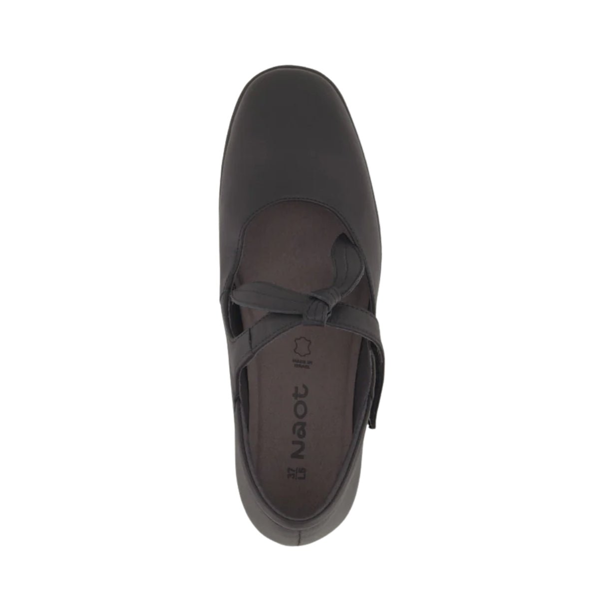 Nobility | Leather | Black Jet - shoe - Naot