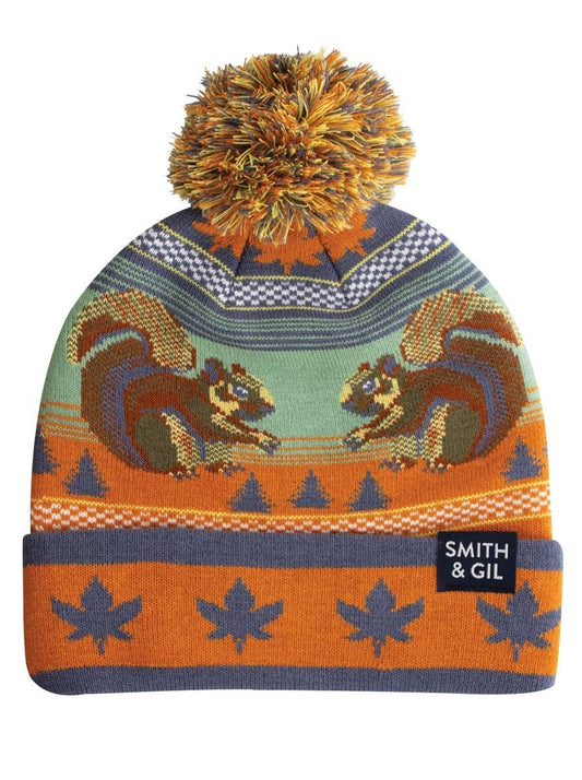 Oh Look, Squirrel! Beanie | Blue - Hat - Socksmith