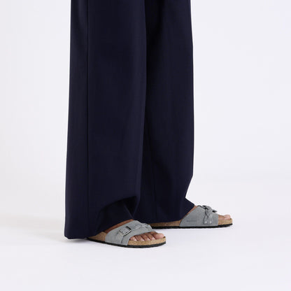 Oita Braid | Suede | Basalt Gray - Sandals - Birkenstock