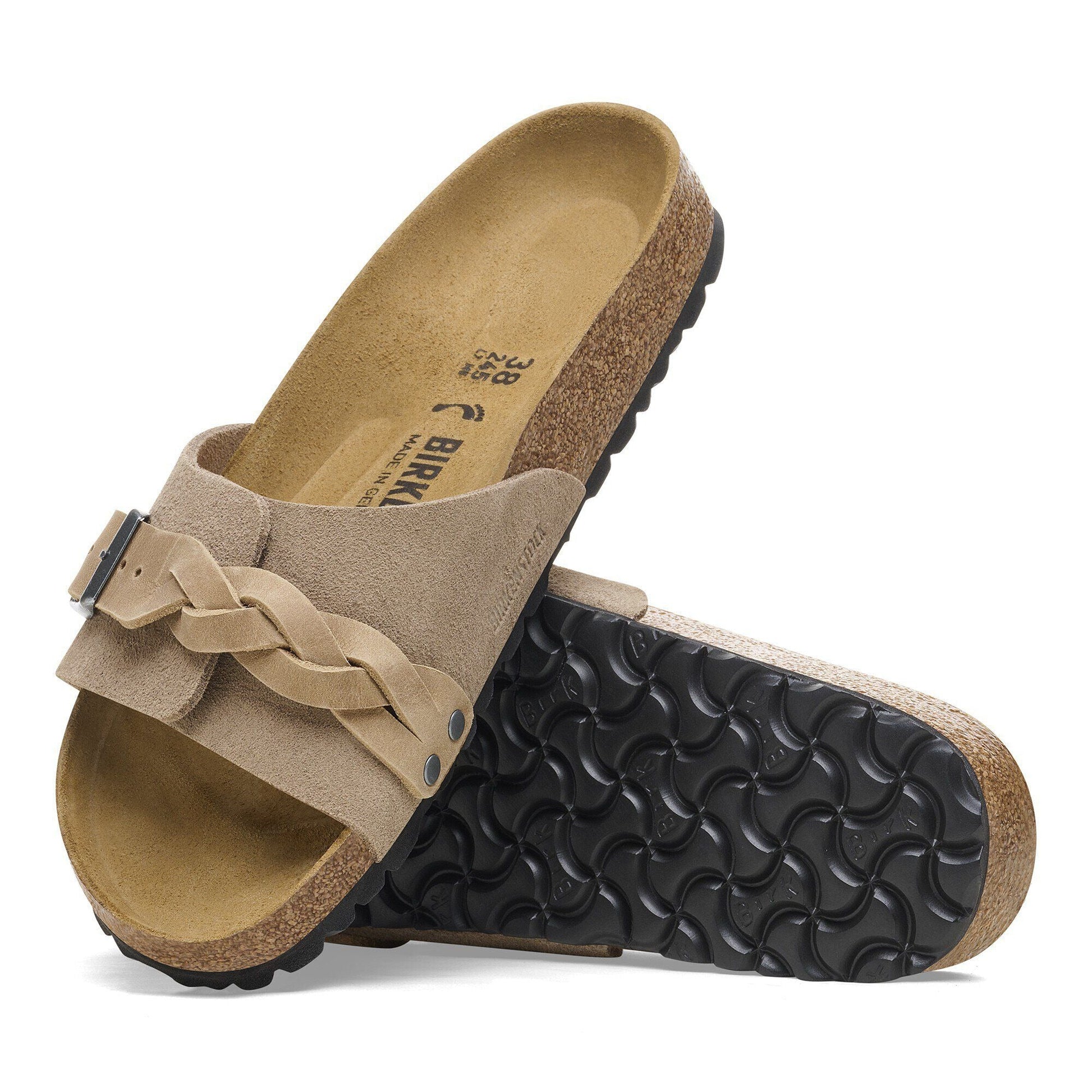 Oita Braid | Suede | Taupe - sandals - Birkenstock