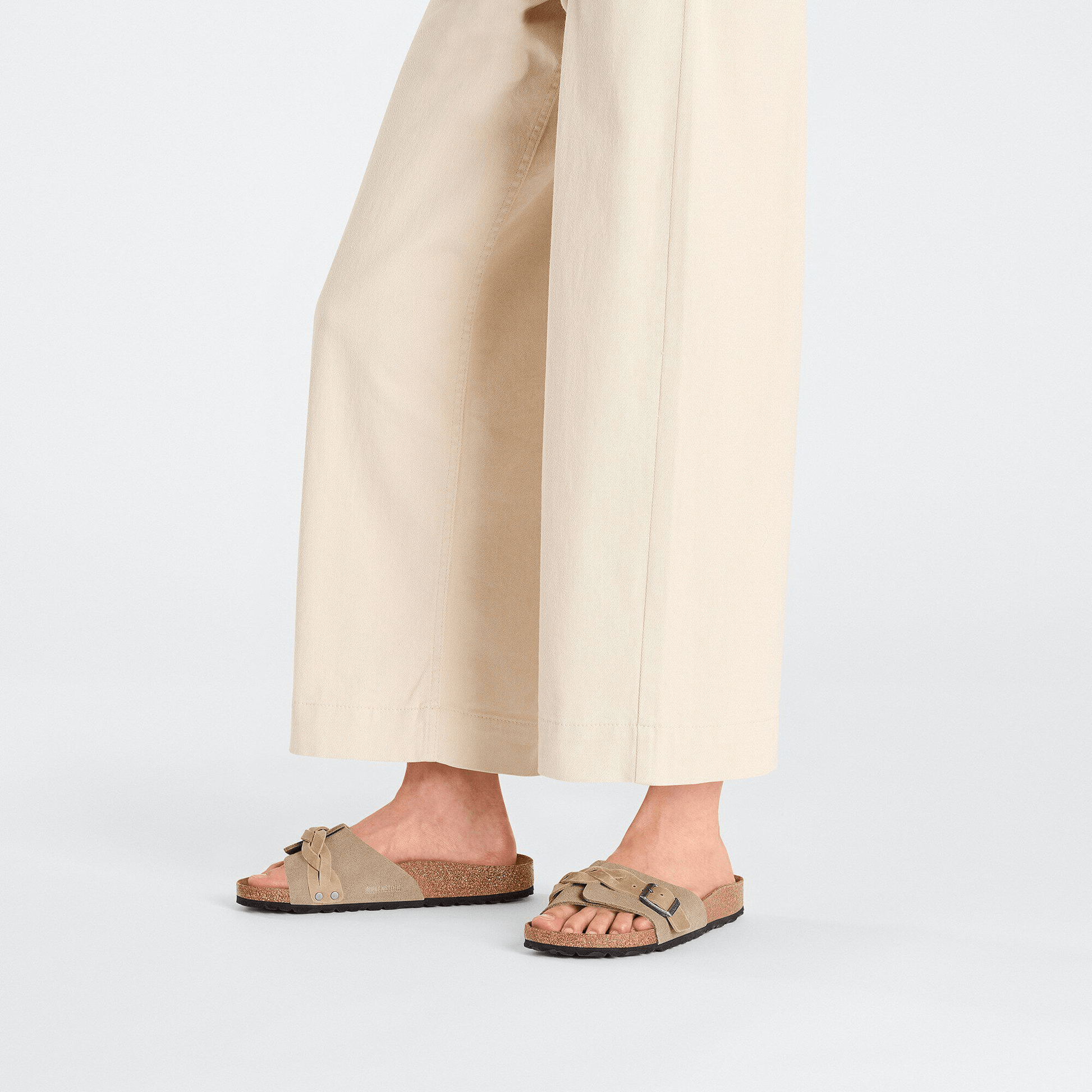 Oita Braid | Suede | Taupe - sandals - Birkenstock