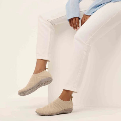 Okahu | Vegan | Knit | Taupe - shoe - Naot