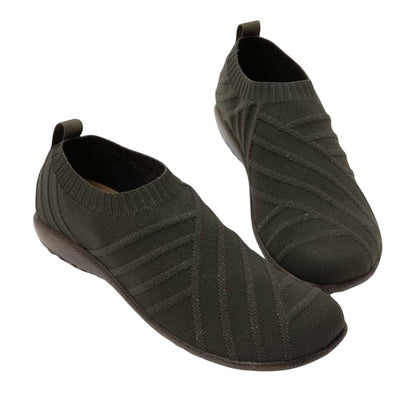 Okahu | Vegan | Sparkle Knit | Olive/Gold - shoe - Naot