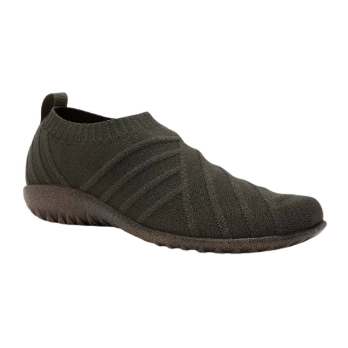 Okahu | Vegan | Sparkle Knit | Olive/Gold - shoe - Naot