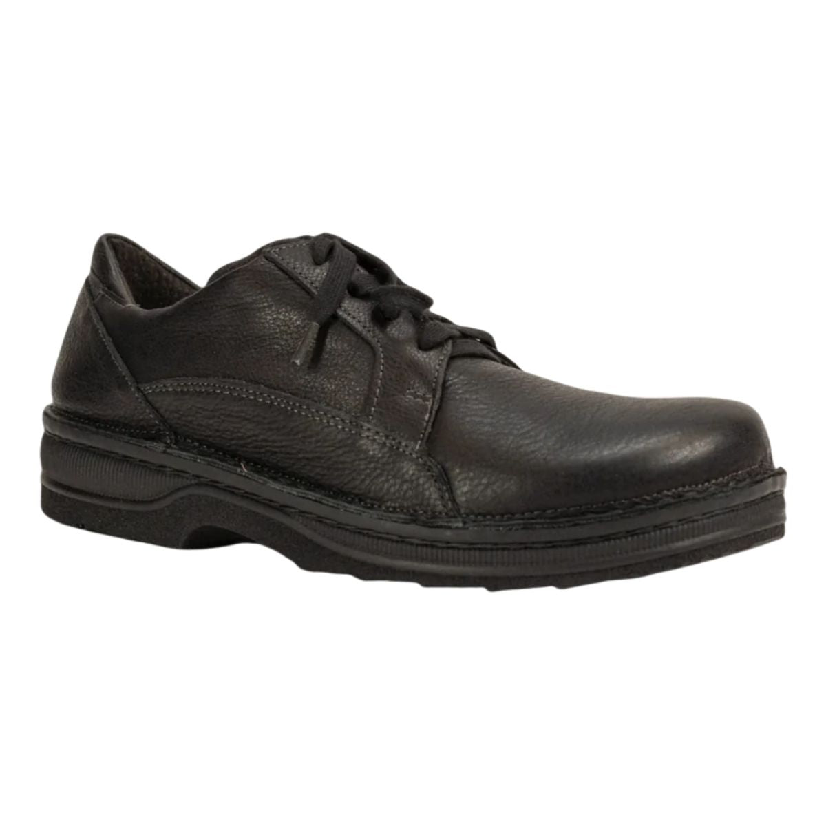 Olaf | Men | Leather | Soft Black - shoe - Naot