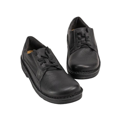 Olaf | Men | Leather | Soft Black - shoe - Naot