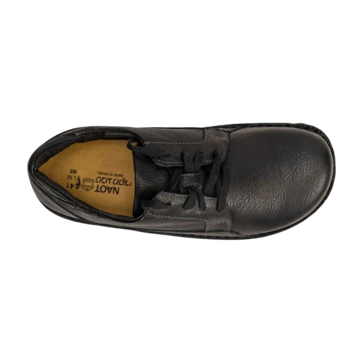 Olaf | Men | Leather | Soft Black - shoe - Naot