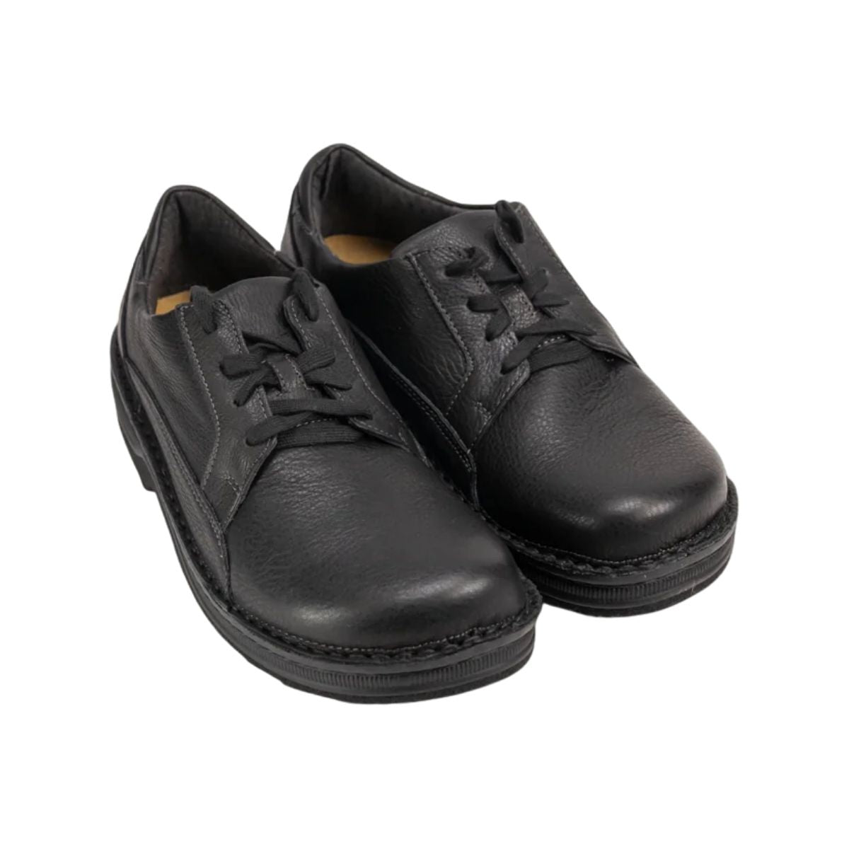 Olaf | Men | Leather | Soft Black - shoe - Naot