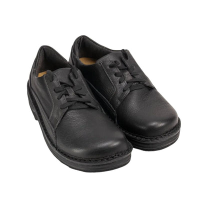Olaf | Men | Leather | Soft Black - shoe - Naot