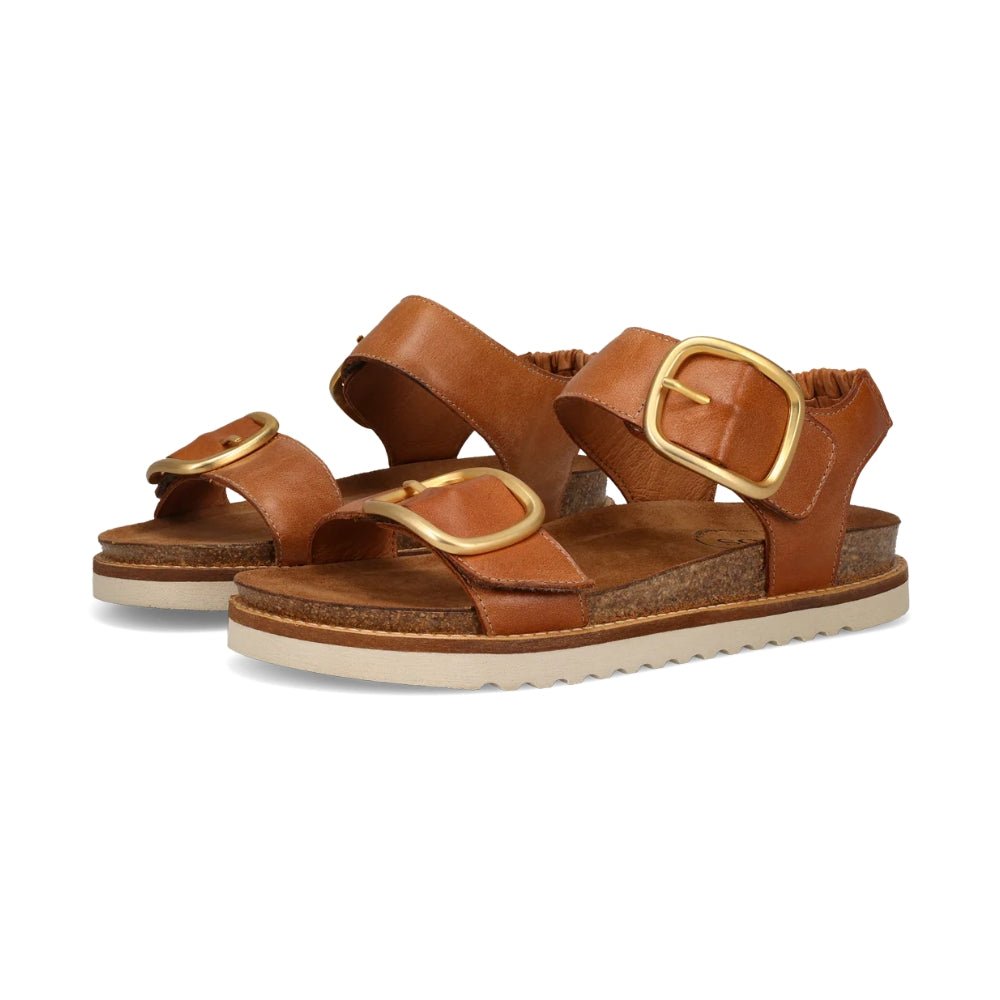 On The Double | Leather | Caramel - sandals - Taos