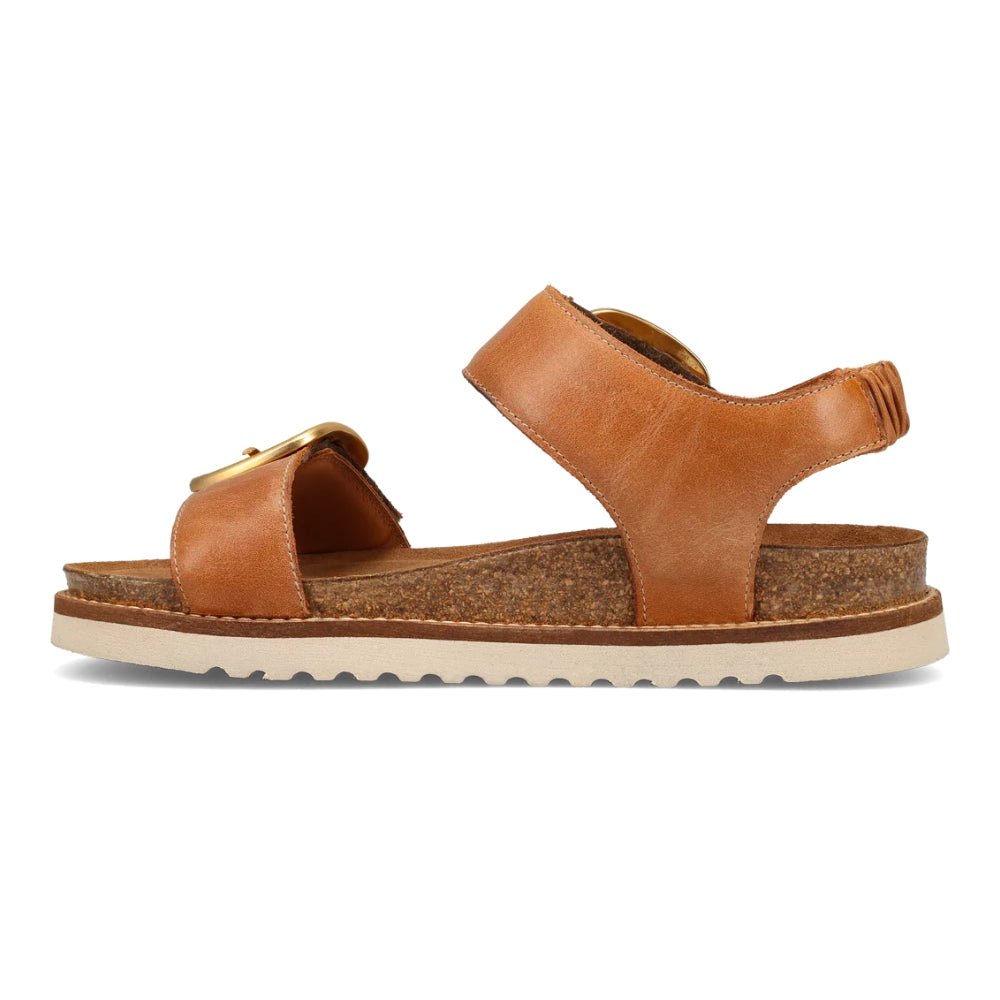 On The Double | Leather | Caramel - sandals - Taos