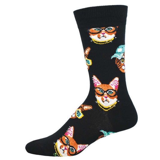 One Cool Cat | Black - Socks - Socksmith