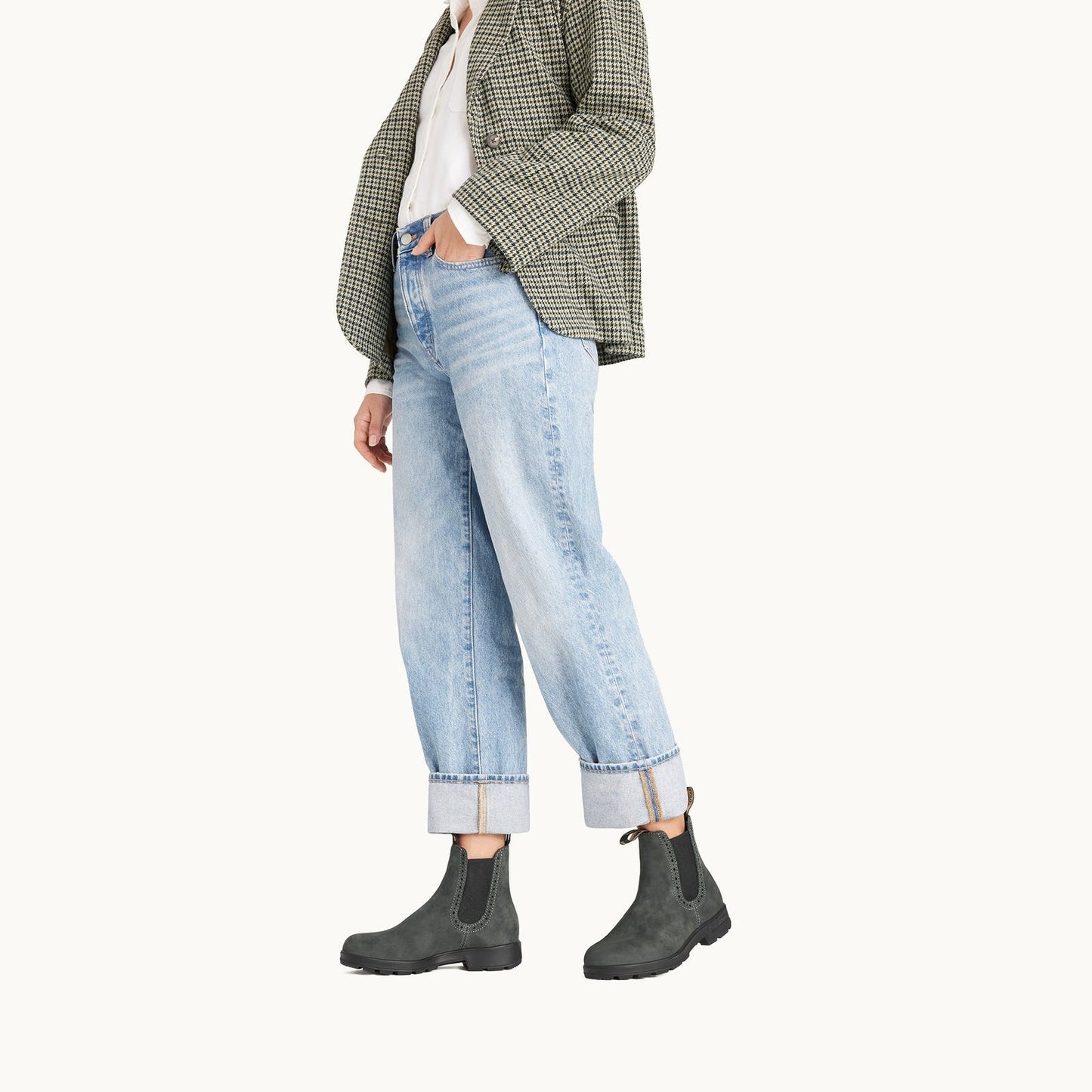 Original High Top Boot 1630 | Women | Leather | Rustic Black - Boot - BLUNDSTONE