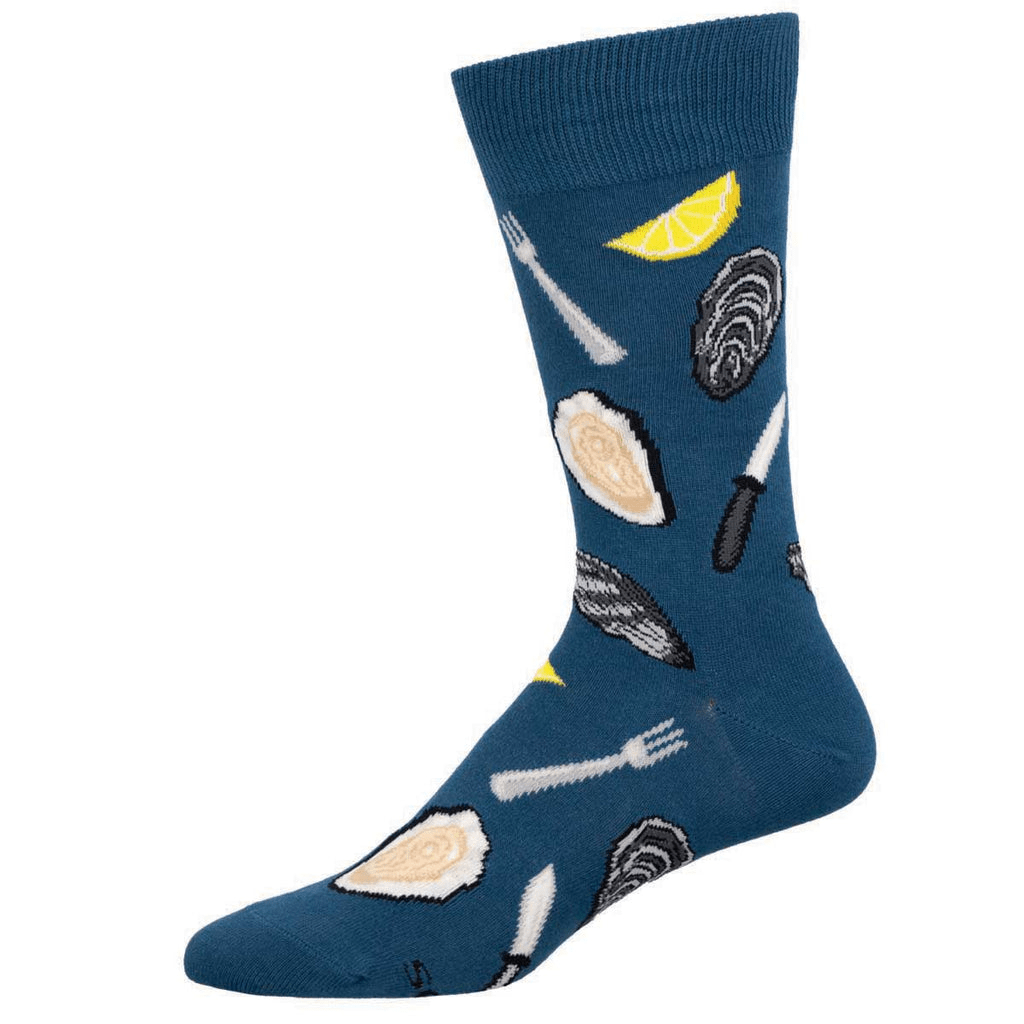 Oyster Shucker | Men | Blue - Socks - Socksmith