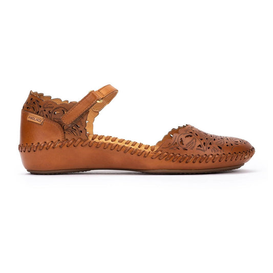 P. Vallarta | Leather | Brandy - Wedge - Pikolinos