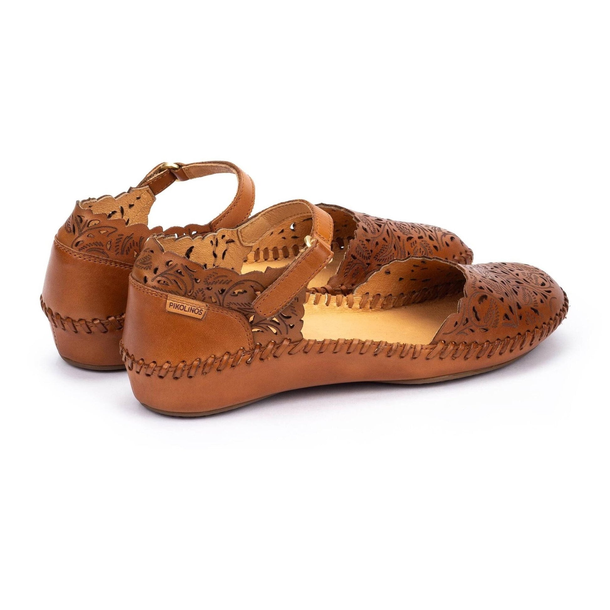 P. Vallarta | Leather | Brandy - Wedge - Pikolinos