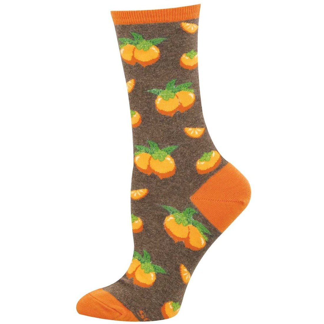 Pairing Persimmons | Women | Brown Heather - socks - Socksmith