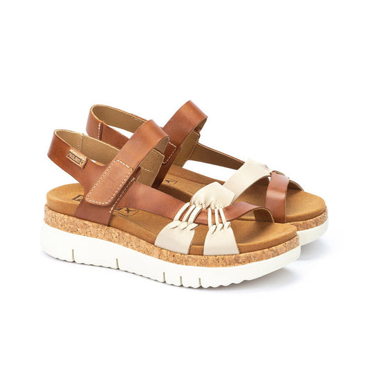 Palma Platform Velcro | Leather | Marfil - Sandals - Pikolinos