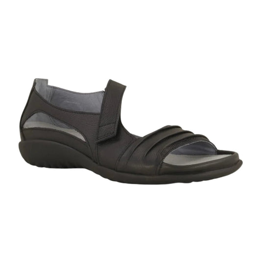 Papaki | Leather | Soft Black - sandals - Naot