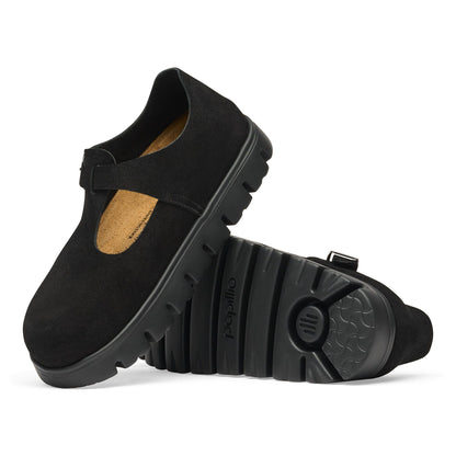 Paris Chunky | Suede | Black - shoe - Birkenstock