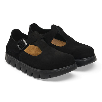 Paris Chunky | Suede | Black - shoe - Birkenstock