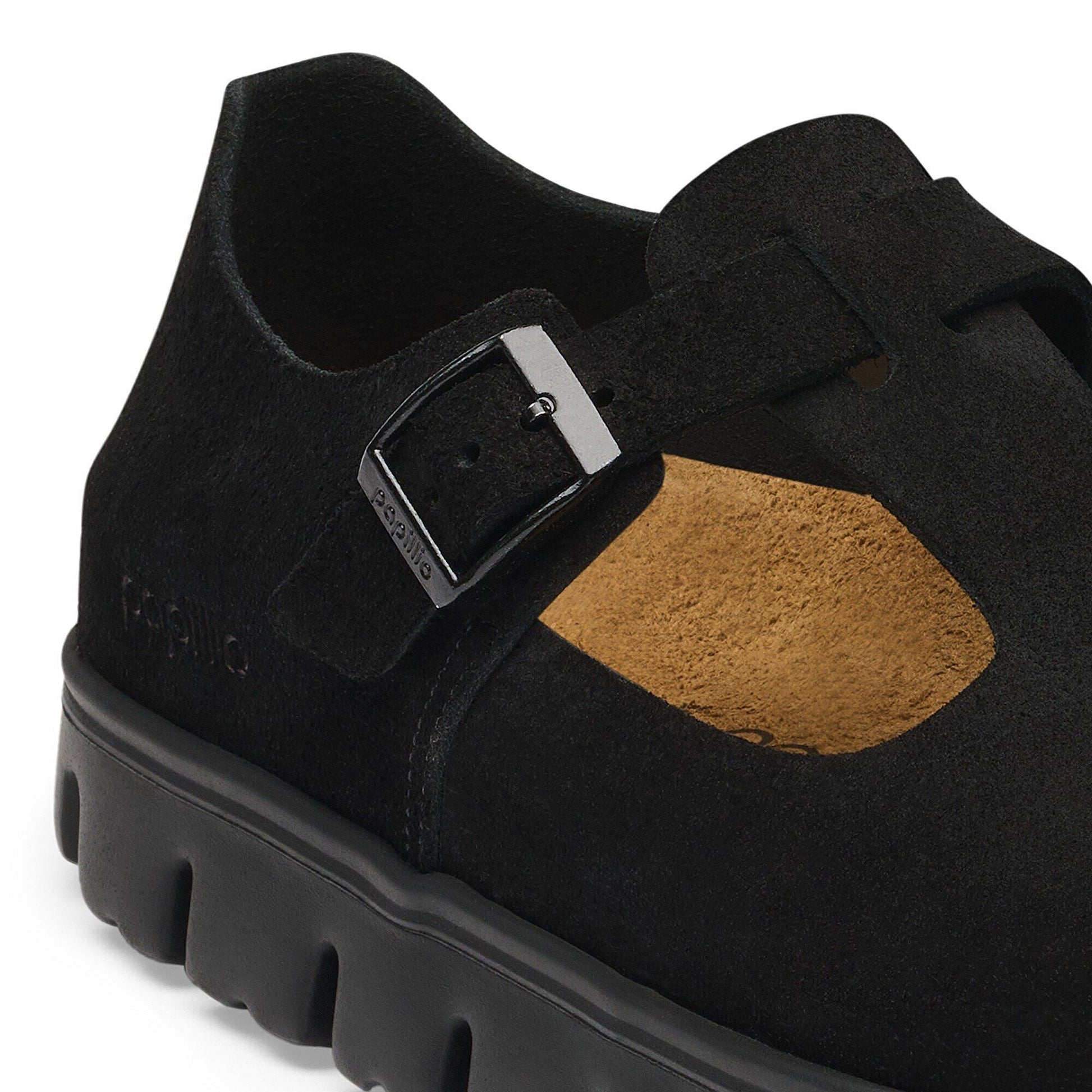 Paris Chunky | Suede | Black - shoe - Birkenstock