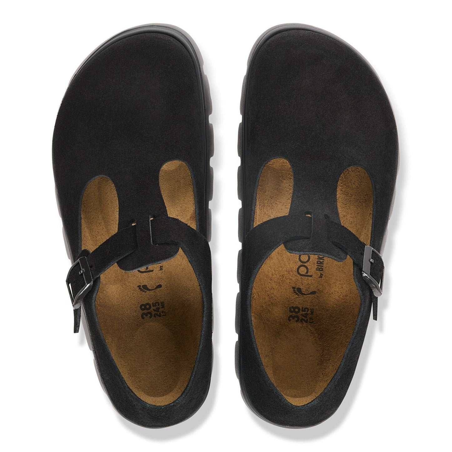 Paris Chunky | Suede | Black - shoe - Birkenstock