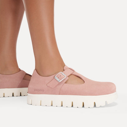 Paris Chunky | Suede | Pink Clay - shoe - Birkenstock