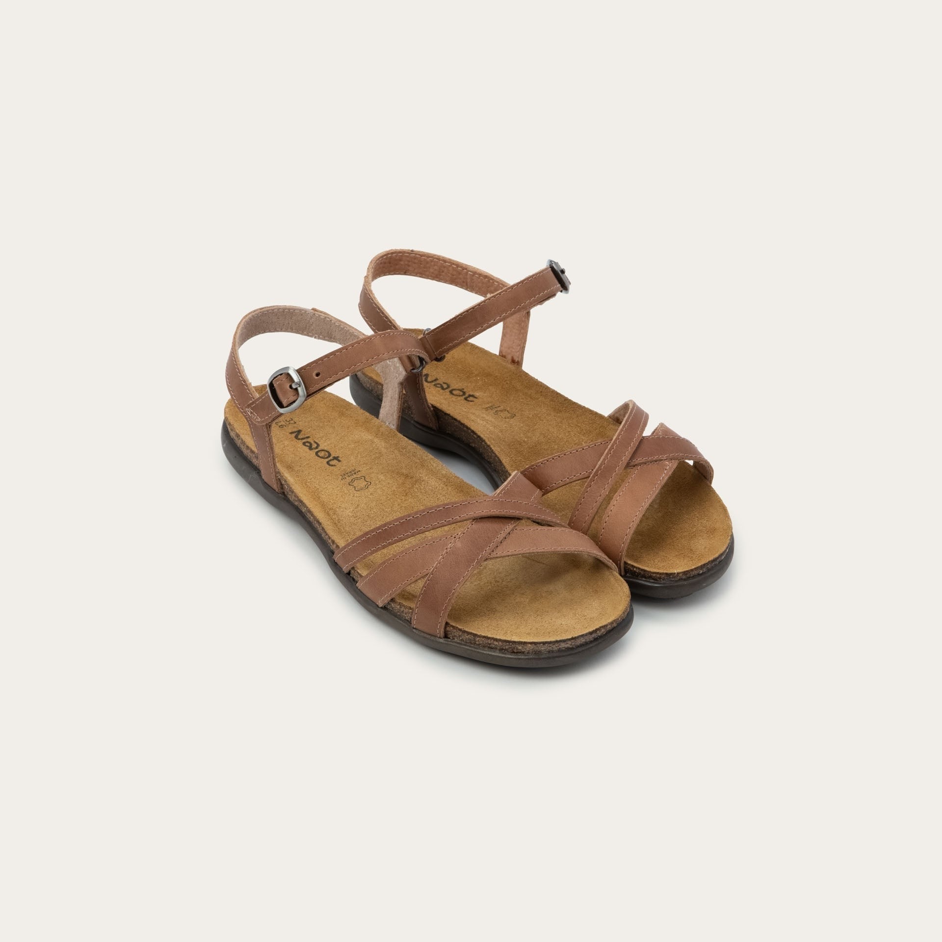 Patricia | Leather | Latte Brown - Sandals - Naot