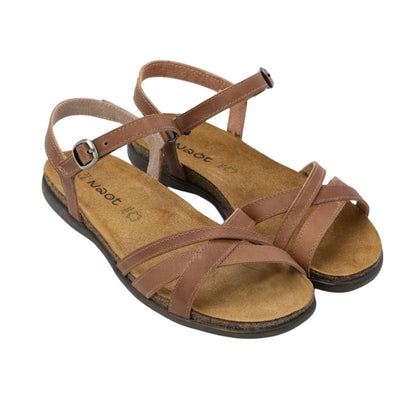 Patricia | Leather | Latte Brown - sandals - Naot