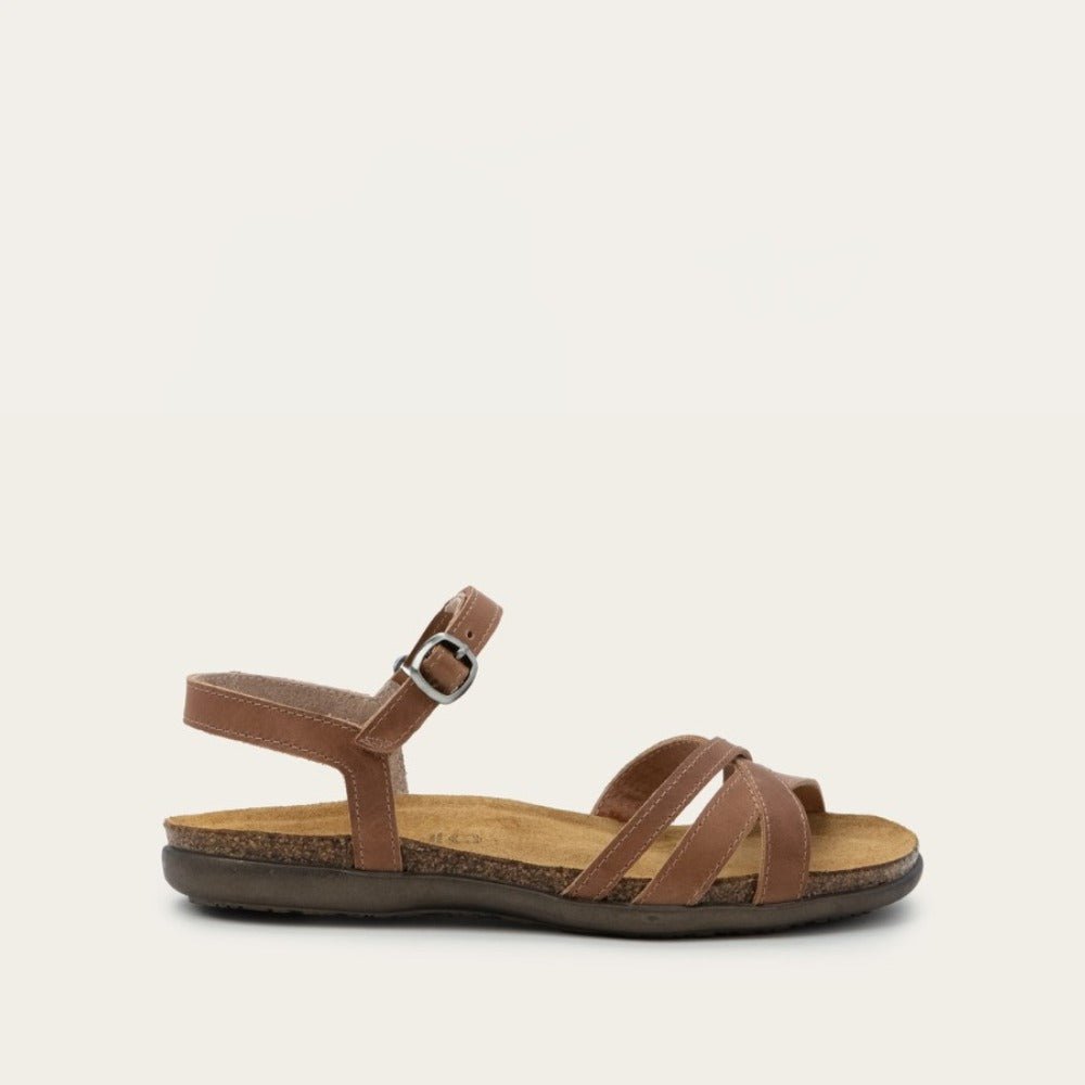 Patricia | Leather | Latte Brown - Sandals - Naot