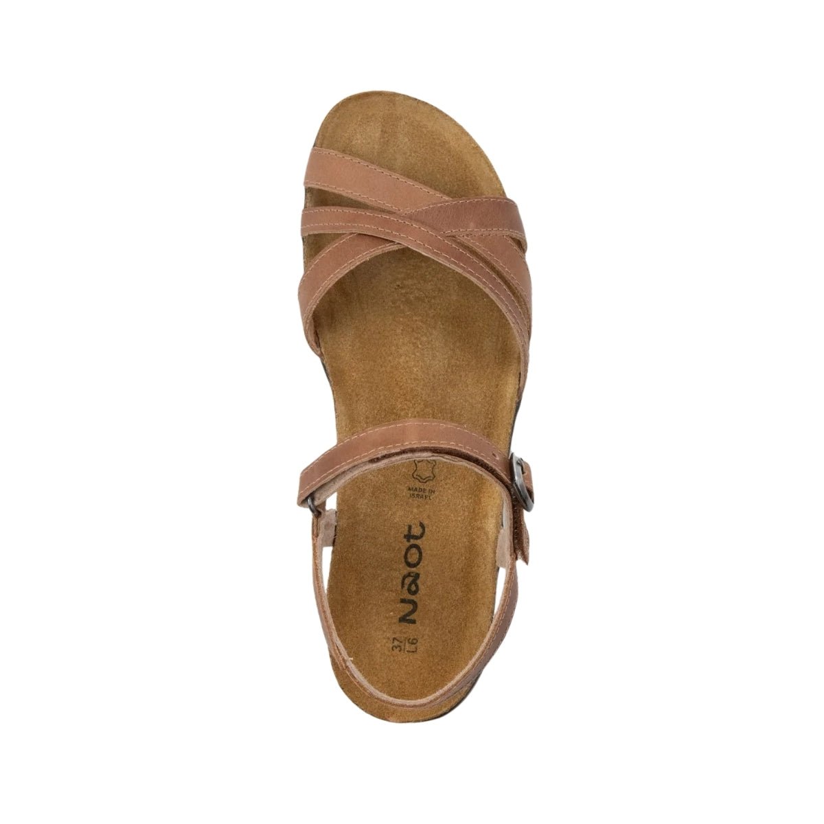 Patricia | Leather | Latte Brown - sandals - Naot
