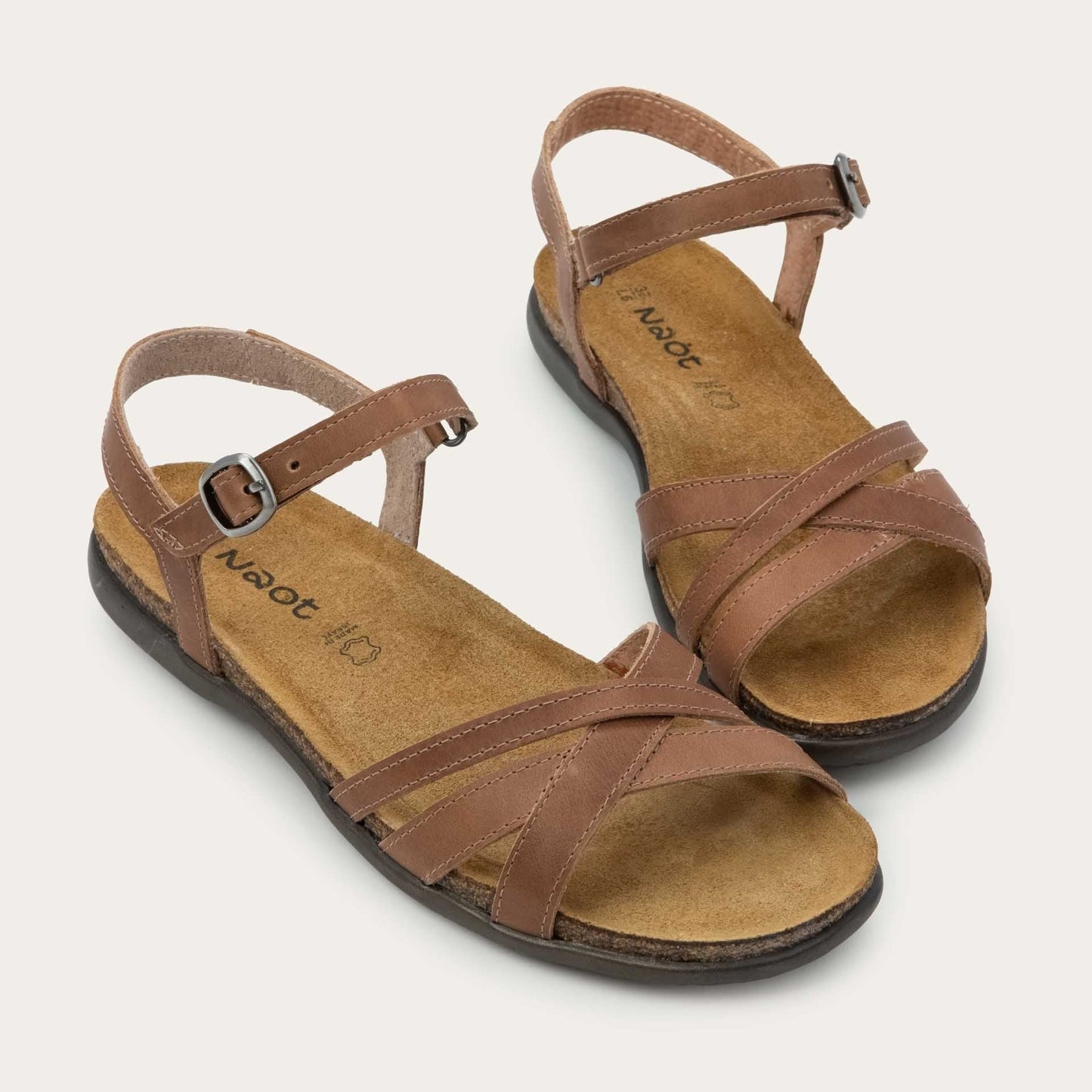 Patricia | Leather | Latte Brown - Sandals - Naot