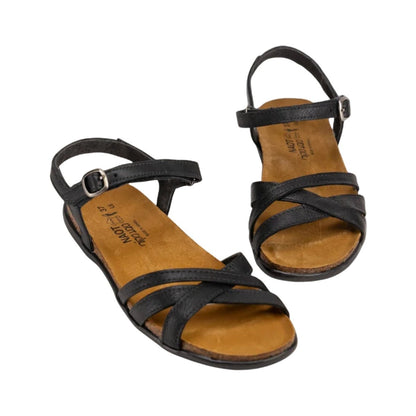 Patricia | Leather | Soft Black - sandals - Naot
