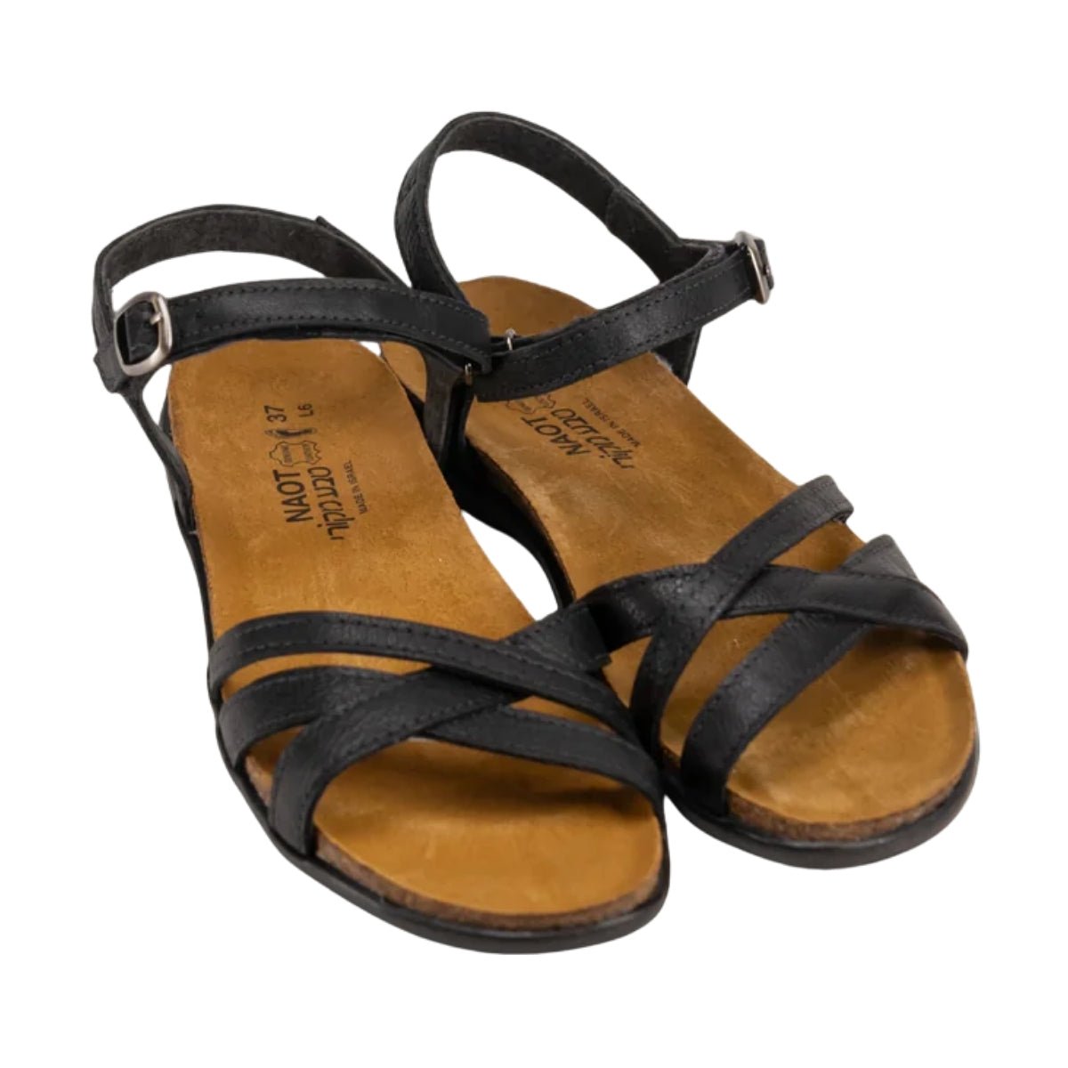 Patricia | Leather | Soft Black - sandals - Naot
