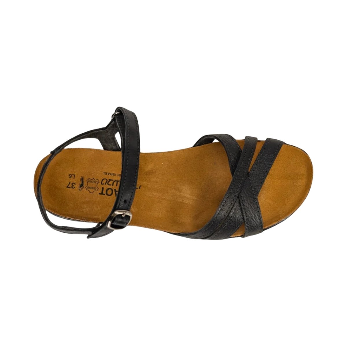 Patricia | Leather | Soft Black - sandals - Naot