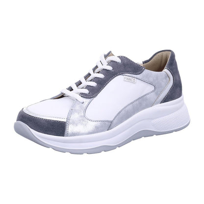 Piccadilly Trendline | Leather | White Silver - shoe - Finn Comfort