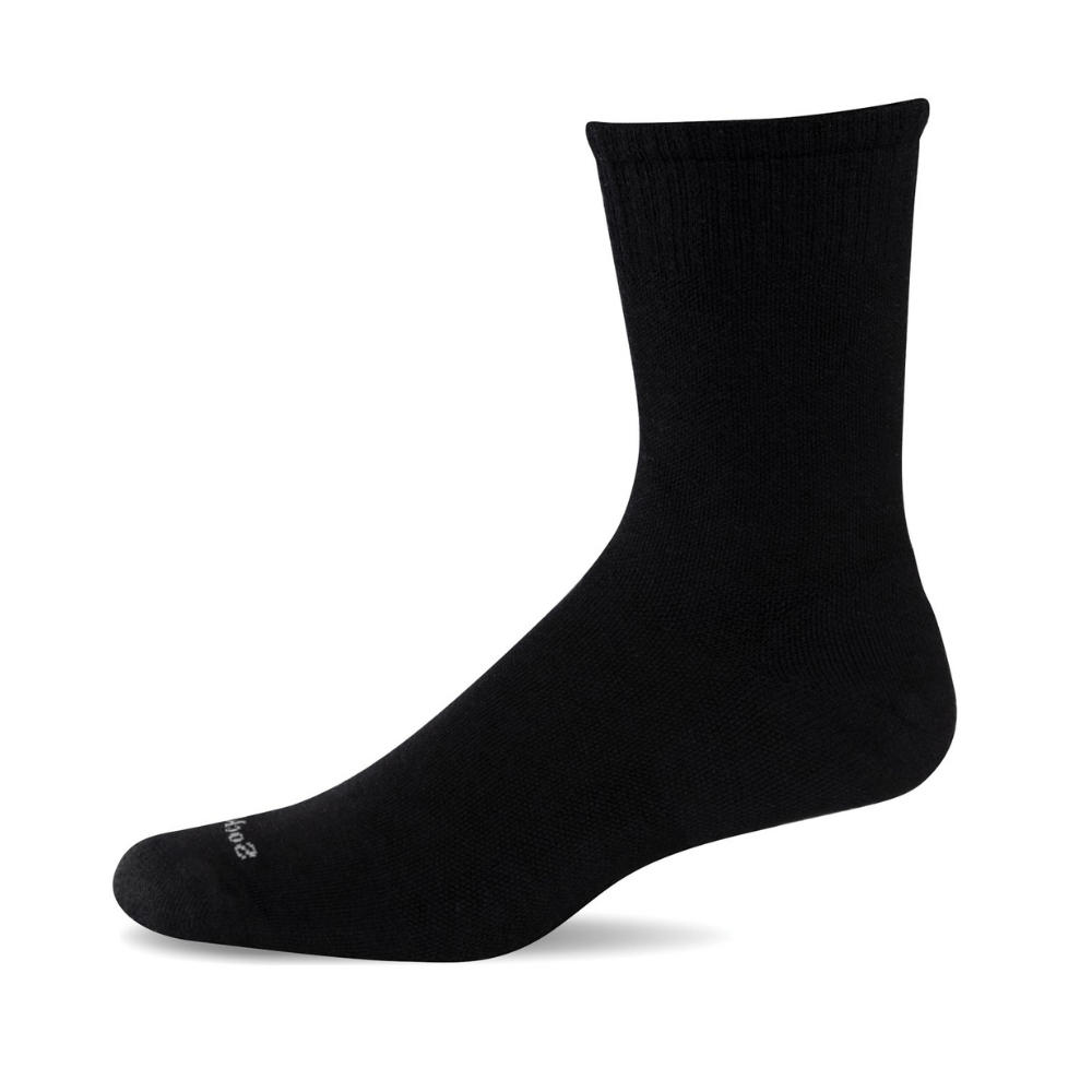 Plantar Cush Crew II | Men | Black - Socks - Sockwell