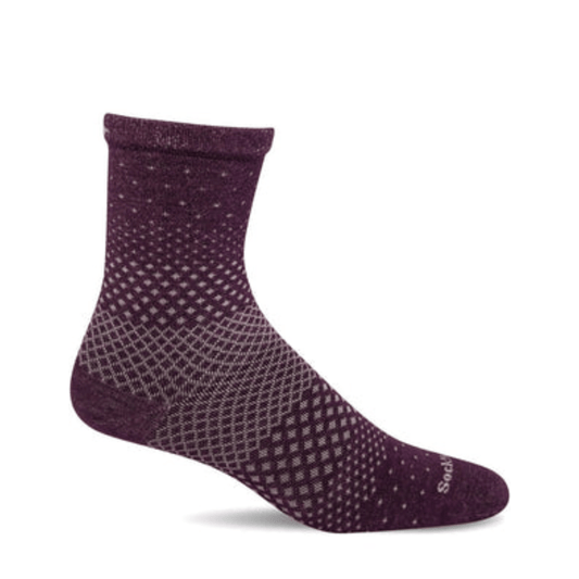 Plantar Ease Crew II | Plantar Relief | Women | Blackberry - socks - Sockwell