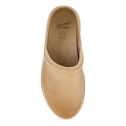 Platform Pro | Leather | Distressed Honey - clog - Dansko