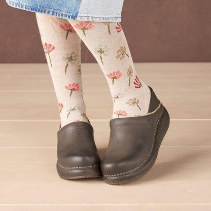 Platform Pro | Leather | Mushroom - clog - Dansko
