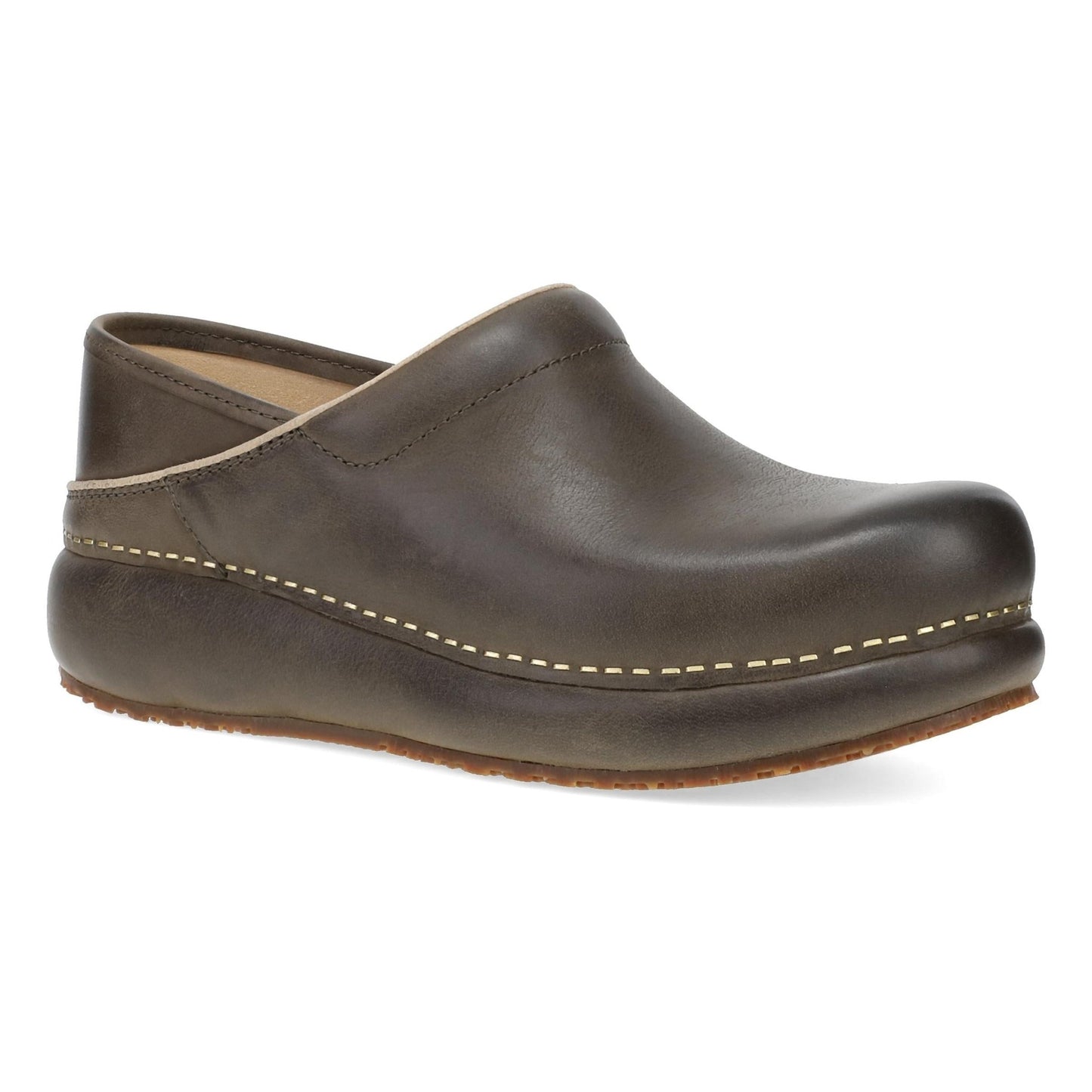 Platform Pro | Leather | Mushroom - clog - Dansko