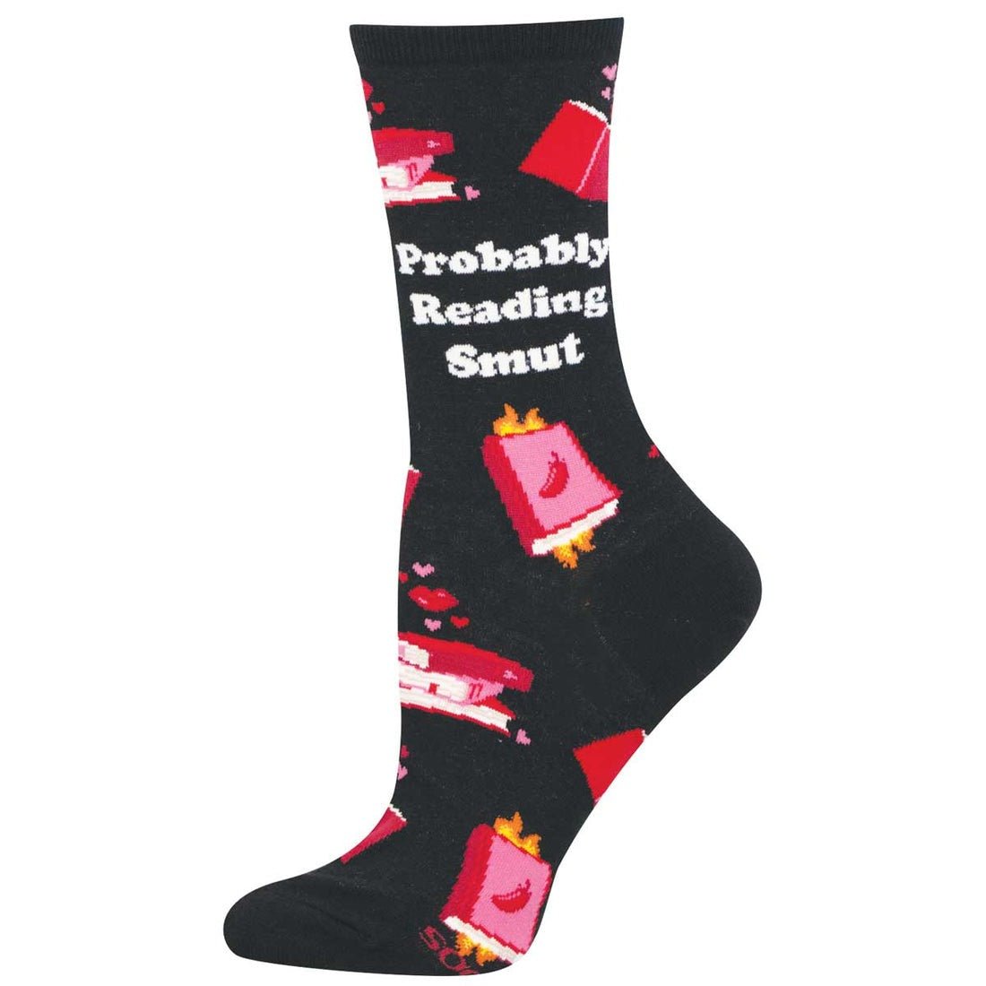 Probably Reading Smut | Women | Black - socks - Socksmith
