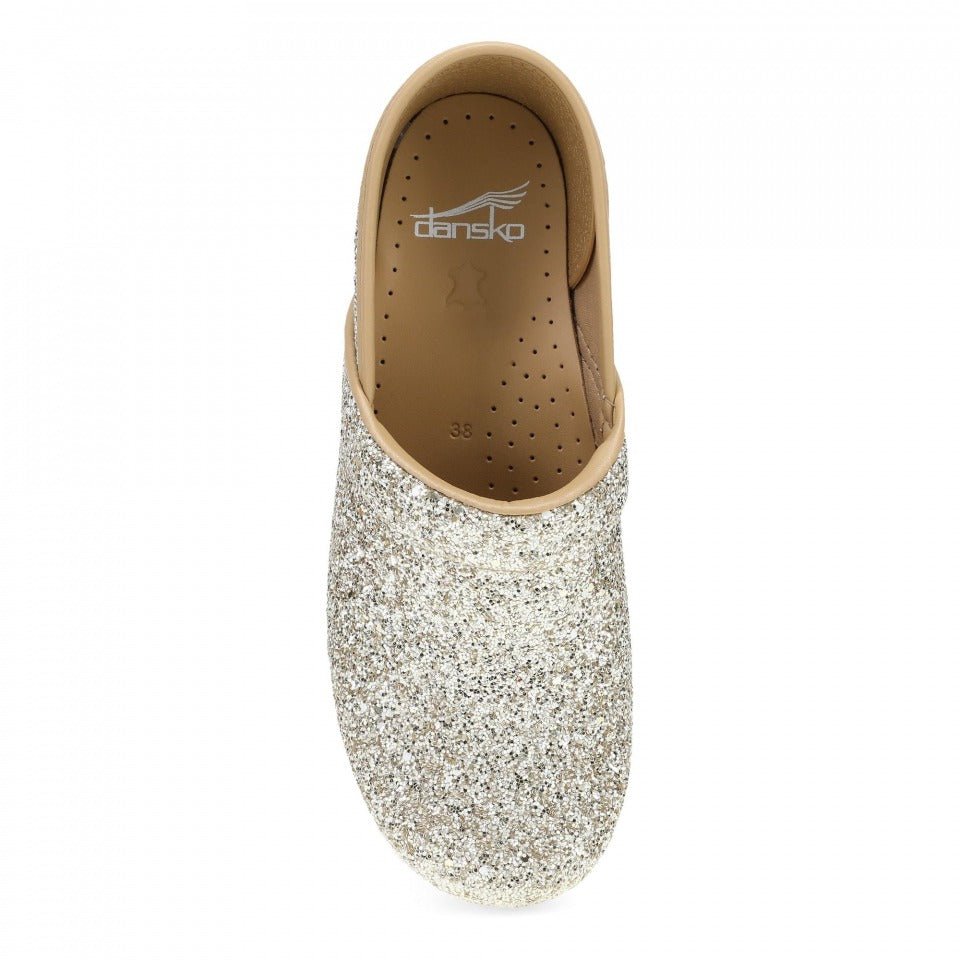 Professional | Leather | Glitter Champagne - clog - Dansko