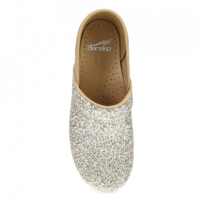 Professional | Leather | Glitter Champagne - clog - Dansko