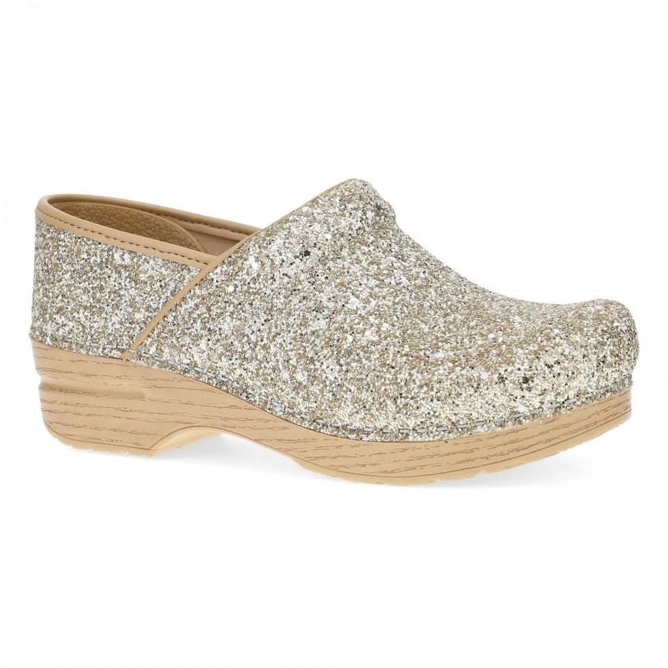 Professional | Leather | Glitter Champagne - clog - Dansko